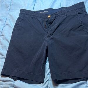 Crown & Ivy Dark Blue Men's Flat Front Shorts